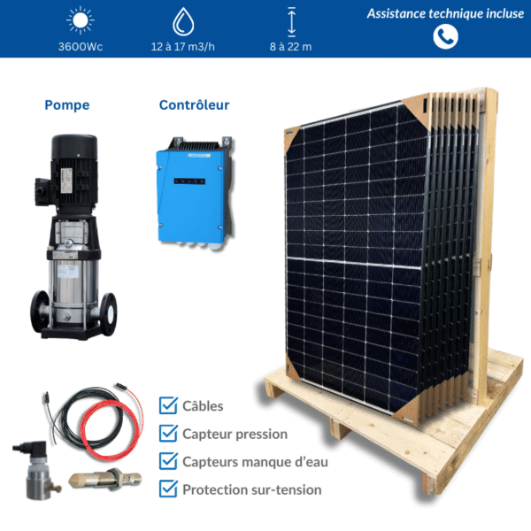 Kit pompe solaire surface aba1